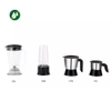 Philips HL7580/00 Viva Collection, 600 Waatts, 4Jars, Juicer Mixer Grinder, Dishwasher Safe, Higher Torque Density Motor, Carbon Black/Cashmere Grey