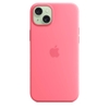 Apple iPhone 15 Silicone Mobile Case Pink