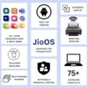 JioBook 11 with Lifetime Office/Android 4G Laptop Mediatek 8788 (JioOS)/Octa-core/4GB RAM/64 eMMC Storage/Thin and Light Laptop (11.6 inch, 990 grams)/Dual band WiFi + SIM/Blue