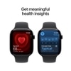 Apple Watch Series 11 GPS 46 mm Jet Black Aluminium Case with Black Sport Band - M/L