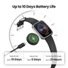 Amazfit Active 2 Square, 2000 Nits Bright AMOLED Display, Built in GPS, 10 Day Battery, for Android & iPhone, Accurate Readings, BT Call, Sleep Monitor, 5ATM Water Resistant, Black Leather