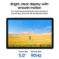 Samsung Tablet A11+ 27.94 cm (11 Inch) Wi-Fi + 5G Tablet, 6 GB RAM, 128 GB, Gray, SM-X236BZAAINS 7