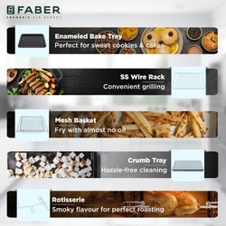 Faber 1700 W 25 L FAO Air Fryer Oven Toaster Grill (OTG) 9
