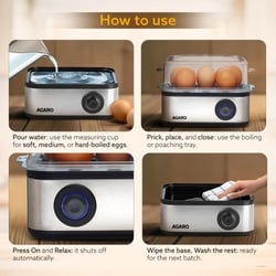 Agaro STS Grand Egg Boiler 500 W 6