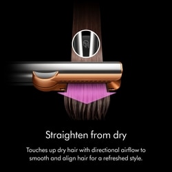 Dyson Airstrait Wet to Dry Straightener, No Heat Damage, 2 in 1 Straightening, Saves Time, Natural Straight Look, Uses Air, No Hot Plates, Dry & Straighten, Voluminous & Shiny Hair , 3 Modes, Travel Friendly, Intelligent Heat Control, Ceramic Pink 4
