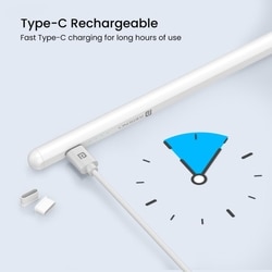 Portronics Glide Stylus, White, POR 2757 5