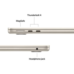 Apple MDHA4HN/A MacBook Air 13 (10-core Apple M5 Chip/16 GB/512 GB SSD/Mac OS/Liquid Retina), 34.46 cm (13.6 inch), Starlight 5