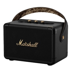 Marshall Kilburn 2 Bluetooth Speaker, More than 20 hrs of playtime, IPX2 Water Resistant, Bluetooth v5.0, multi-host functionality, Quick Charge, Black and Brass 3