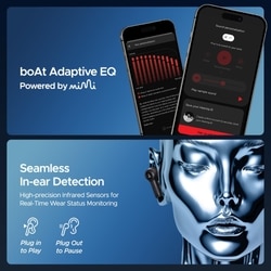 boAt Nirvana Iris Truly Wireless Earbuds, Up to 32 dB Active Noise Cancellation,120 Hrs Playback,Crystal Bionic Sound Powered by HiFi,Beast Mode,ENx Tech,Hearables App (Crystal Black) 7