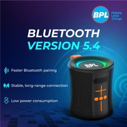 BPL BashMini 10 W Bluetooth Speaker, Black 4