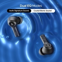 boAt Nirvana Iris Truly Wireless Earbuds, Up to 32 dB Active Noise Cancellation,120 Hrs Playback,Crystal Bionic Sound Powered by HiFi,Beast Mode,ENx Tech,Hearables App (Crystal Black) 4