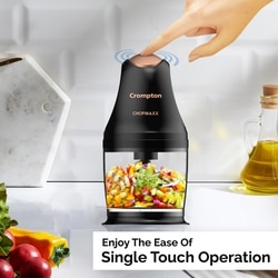 Crompton Chopmaxx Electric Chopper, Black and Golden 13