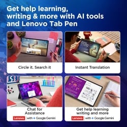 Lenovo Idea Tab 27.94 cm (11 inch) WiFi Tablet with Pen, 256 GB, 8 GB RAM, Grey, ZAFR0897IN 6