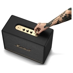 Marshall Woburn III Bluetooth Speaker with Volume Control Knob, Bass-Reflex, Play/Pause Button, HDMI input, RCA Input, Black 4