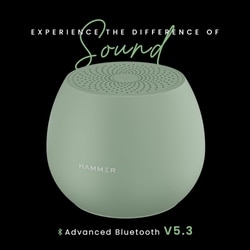 Hammer Drop 5 W Bluetooth Speaker, Green 7