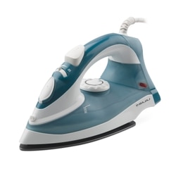 Bajaj MX 3 Neo 1250 W Steam Iron, 180 ml Tank, 12 g/min Steam, Non-Stick, Blue & White