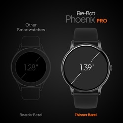 Fire-Boltt Phoenix Pro Smartwatch, 3.53 cm (1.39 inch) HD Display, Bluetooth Calling, Upto 7 Days Battery, 120+ Sports Modes, In-Built Games, IP67 Water Resistant, AI Voice Assistant (Black) 11