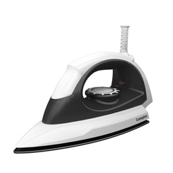 Crompton Brio Lite Dry Iron 1000 W, 6 Fabric Settings, Grey