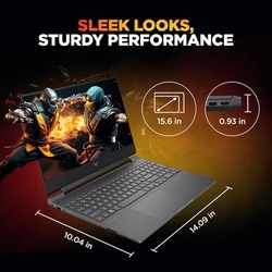 HP Victus 15 15-fa2654TX Gaming Laptop (Intel Core i5-13450HX/16 GB/512 GB SSD/6 GB-NVIDIA GeForce RTX 3050/Windows 11 Home/MS Office Home 2024, 1 year Microsoft 365 Basic/Full HD), 39.6 cm - 15.6 inch, Performance Blue, Chrome Logo 8