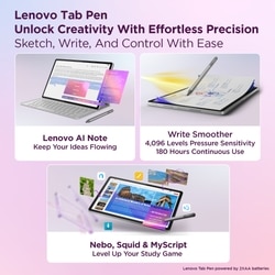 Lenovo Idea Tab Plus 30.73 cm (12.1 inch) WiFi Tablet with Pen, 256 GB, 12 GB RAM, Cloud Grey, ZAG70923IN 5