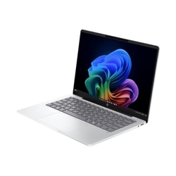 HP OmniBook 5 NGAI 14-he0014QU Standard Laptop (Qualcomm Snapdragon X X1-26-100/16 GB /512 GB SSD/Qualcomm Adreno GPU/Windows 11 Home/MS Office Home 2024/Full HD), 35.6 cm - 14 inch, Glacier Silver Aluminum 3