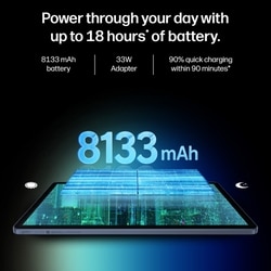 HP OmniPad 12 12-M0005QU Convertible Laptop (Snapdragon SM6475Q/8 GB/128 GB UFC/Qualcomm Adreno GPU/Android 16), 30.38 cm - 12 inch, Denim Blue 12
