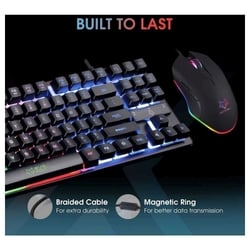 Amkette EvoFox X-Team Wired Gaming Keyboard with Mouse Combo 6