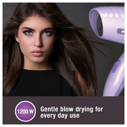 Havells Hair Dryer 1200 W, 2 Heat & 2 Speed Settings, Lavender, HD1902 5