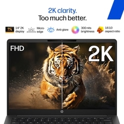 HP OmniBook 3 Laptop, AMD Ryzen 3 30, 8GB LPDDR5 RAM, 512GB SSD, AMD Radeon 610M Graphics, 14 inch (35.56 cm) FHD Anti-Glare 300nits, Backlit Keyboard, Windows 11 Home, MS Office 2024, Mica Silver, 14-HY0034AU 4