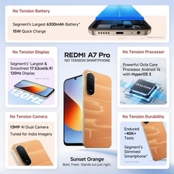 Redmi A7 Pro 4G, 64 GB, 4 GB RAM, Sunset Orange, Mobile Phone 10