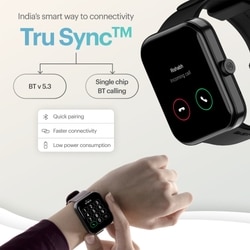 Noise ColorFit Elevate Smartwatch, Jet Black 3