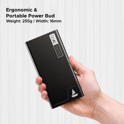 boAt EnergyShroom 10000 mAh Power Bank, 2-way 22.5 Watts Fast Charging, 12 Layer Smart IC Protection, High Temperature and Scratch Resistant, LED Indicators, Carbon Black 6