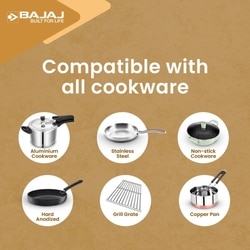 Bajaj Infrared Induction Cooktop 2200 W, IRX 220F 3