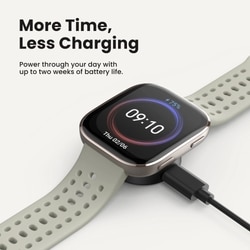 Amazfit Bip 6 Smart Watch 46 mm, 14 Day Battery, 5 cm (1.97 inch) AMOLED Display, 5 ATM Water-Resistance, GPS & Free Maps, AI, Bluetooth Call & Text, Health, Fitness & Sleep Tracker, 140+ Workout Modes, Black 3