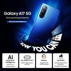Samsung Galaxy A17 5G 128 GB, 8 GB RAM, Blue, Mobile Phone (Without Travel Adaptor) 4
