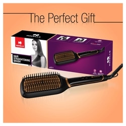 Havells Hair Straightening Brush with Ionic care and keratin infused ceramic coating, 5 heat setting, HS4211 13
