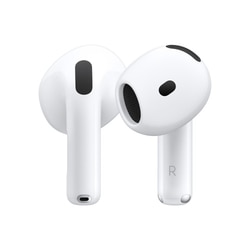 Apple AirPods 4 with Active Noise Cancellation, Adaptive Audio and Transparency mode, Voice Isolation, Hey Siri and Siri Interactions, Up to 5 hours of listening time on a single charge, True Wireless Earbuds