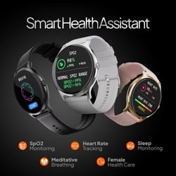 Fire-Boltt Phoenix Pro Smartwatch, 3.53 cm (1.39 inch) HD Display, Bluetooth Calling, Upto 7 Days Battery, 120+ Sports Modes, In-Built Games, IP67 Water Resistant, AI Voice Assistant (Black) 7