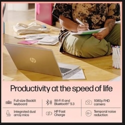 HP 15s 15 FD0623TU Standard Laptop (13th Generation Intel Core i3 Processor/8 GB/512 GB SSD/Intel integrated SoC/Windows 11 Home/MS Office Home 2024 + 1 year M365 Basic/Full HD), 39.62 cm - 15.6 inch, Natural Silver 3