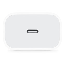 Apple 20 W Adapter, Type-C, Fast & Efficient Charging, Compatible with iPhone 17, iPhone 16, iPhone 15, iPhone 14, iPhone 13, iPhone 12, iPhone 11, iPhone SE (2nd generation) & USB-C enabled devices, White 3