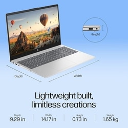 HP 15 15-hr0124TU Standard Laptop (Intel Core 5 120U Processor/24 GB/512 GB SSD/Intel Iris Xe Graphics/Windows 11 Home/MS Office Home 2024/Full HD), 39.6 cm - 15.6 inch, Natural Silver 7