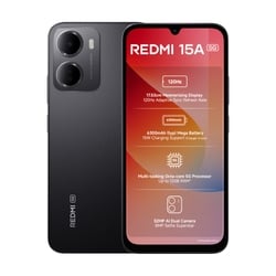 Redmi 15A 5G 64 GB, 4 GB RAM, Black, Mobile Phone