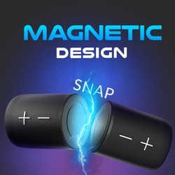 Reconnect Magneto Duo 22 W Bluetooth Speaker, Black 3