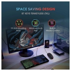 Amkette EvoFox X-Team Wired Gaming Keyboard with Mouse Combo 3