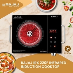 Bajaj Infrared Induction Cooktop 2200 W, IRX 220F 2