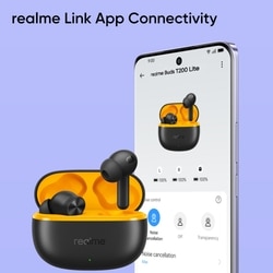 realme Buds T200 Lite Bluetooth in Ear Earbuds, AI ENC for Calls, 48 Hours Total Playback with Fast Charging and Low Latency Gaming TWS, Google Fast Pair IPX 4 Water resistant, with mic (Volt Black) 8