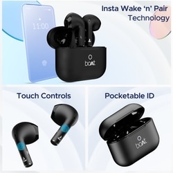 boAt Airdopes Joy in Ear Headphone TWS Earbuds with 35 Hours Playback,13mm Drivers, ENx Tech, ASAP Charge, Beast Mode (Jet Black) 8