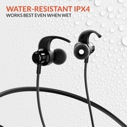 Reconnect Dank Pro Wireless Neckband, Up to 25 Hours of Playtime, Swift Charging, Multi Connect Function, Bluetooth v5.3 Black 3