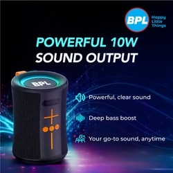 BPL BashMini 10 W Bluetooth Speaker, Black 8