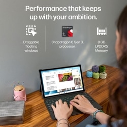 HP OmniPad 12 12-M0005QU Convertible Laptop (Snapdragon SM6475Q/8 GB/128 GB UFC/Qualcomm Adreno GPU/Android 16), 30.38 cm - 12 inch, Denim Blue 11